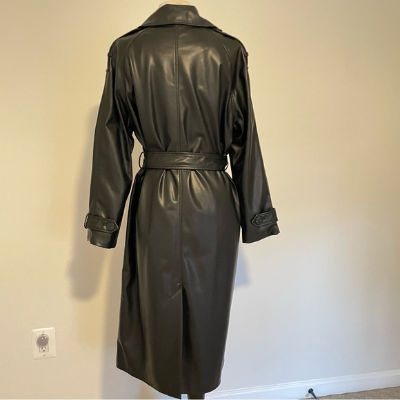 Zara Black Trench Coat - Picture 2 of 6